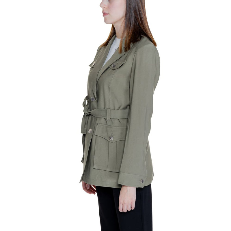 Green Viscose Suits & Blazer Morgan De Toi
