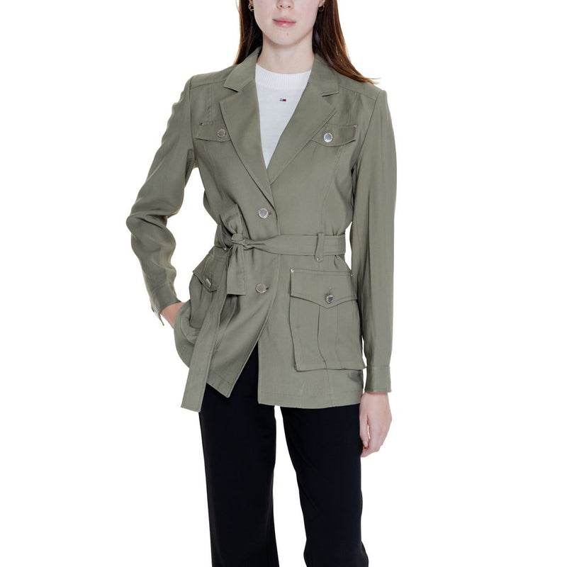 Green Viscose Suits & Blazer Morgan De Toi