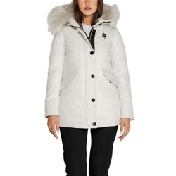 White Polyester Jackets & Coat Blauer