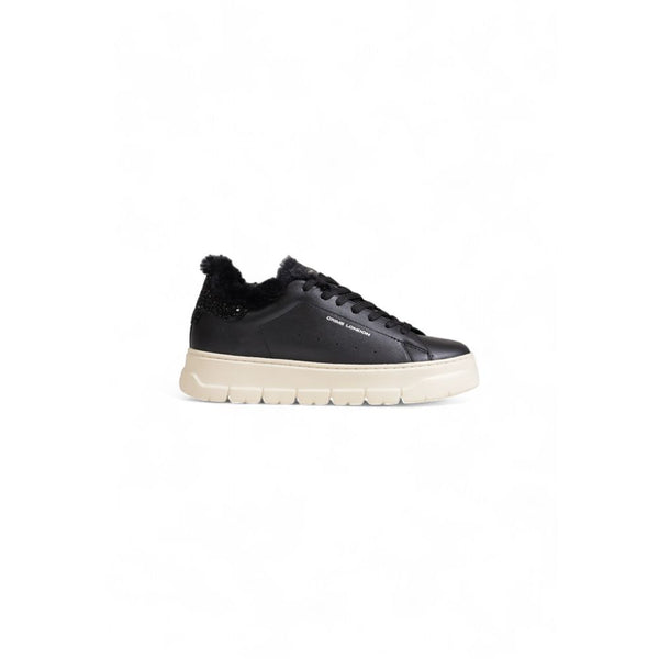 Black Leather Sneaker Crime London