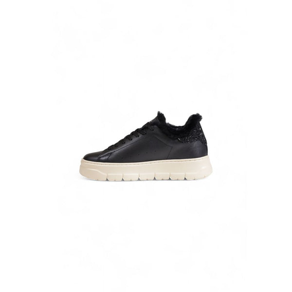 Black Leather Sneaker Crime London