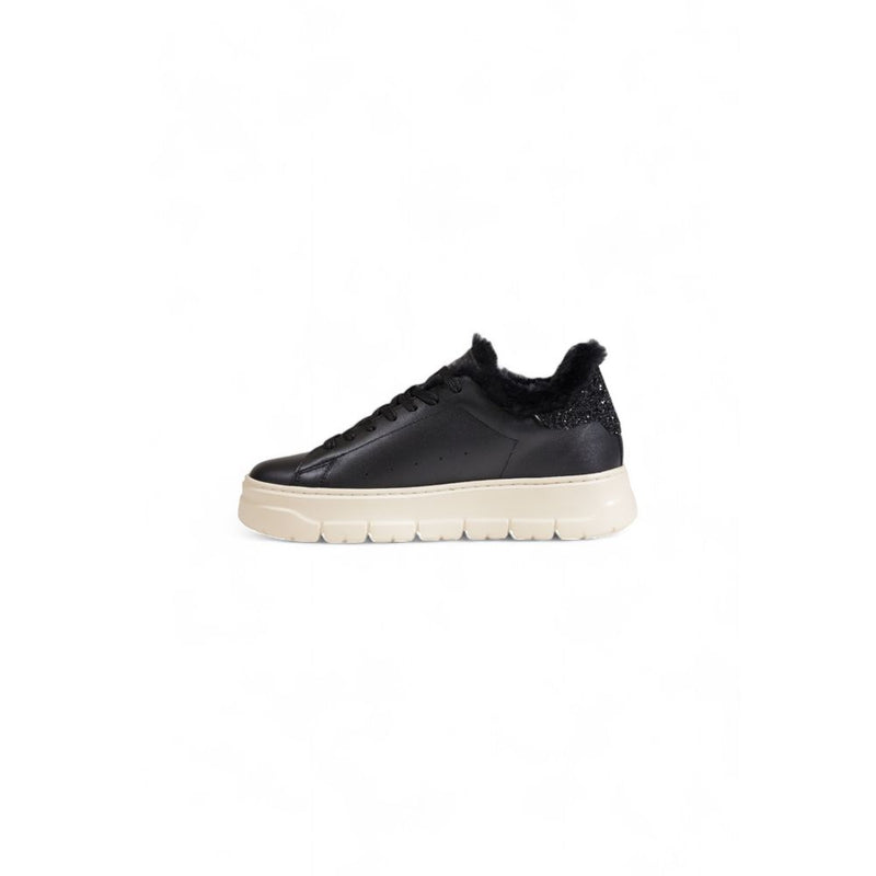 Black Leather Sneaker Crime London