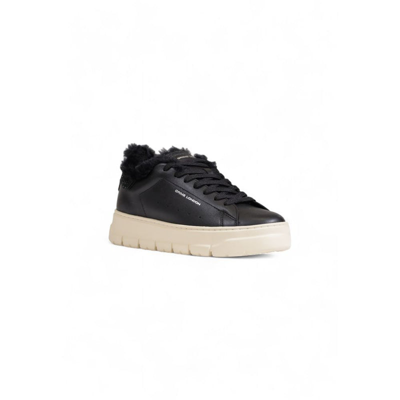 Black Leather Sneaker Crime London