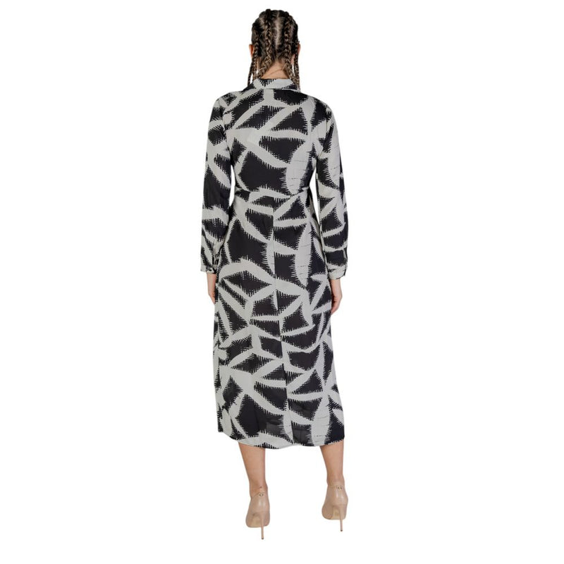 Black Recycled Polyester Long Jacqueline De Yong