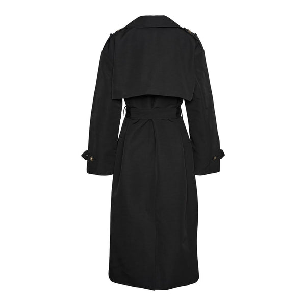 Black Polyester Jackets & Coat Vero Moda