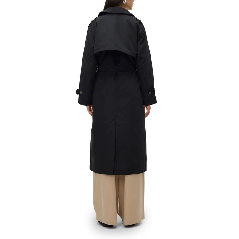 Black Polyester Jackets & Coat Vero Moda