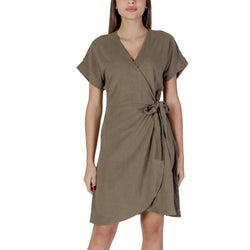 Green Viscose Dress B.Young