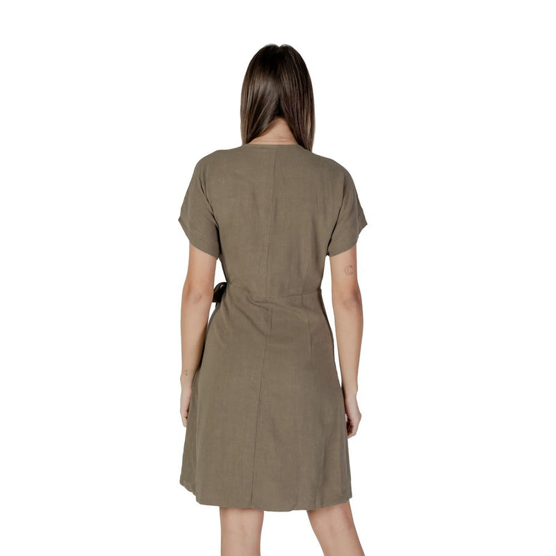 Green Viscose Dress B.Young