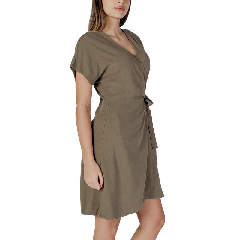 Green Viscose Dress B.Young