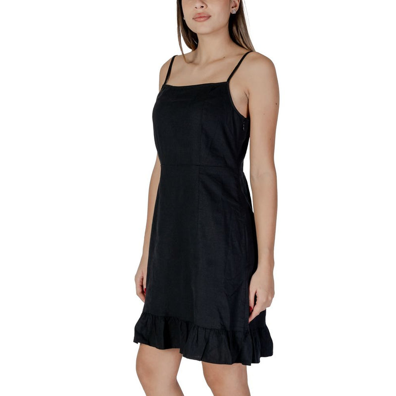 Black Linen Dress B.Young