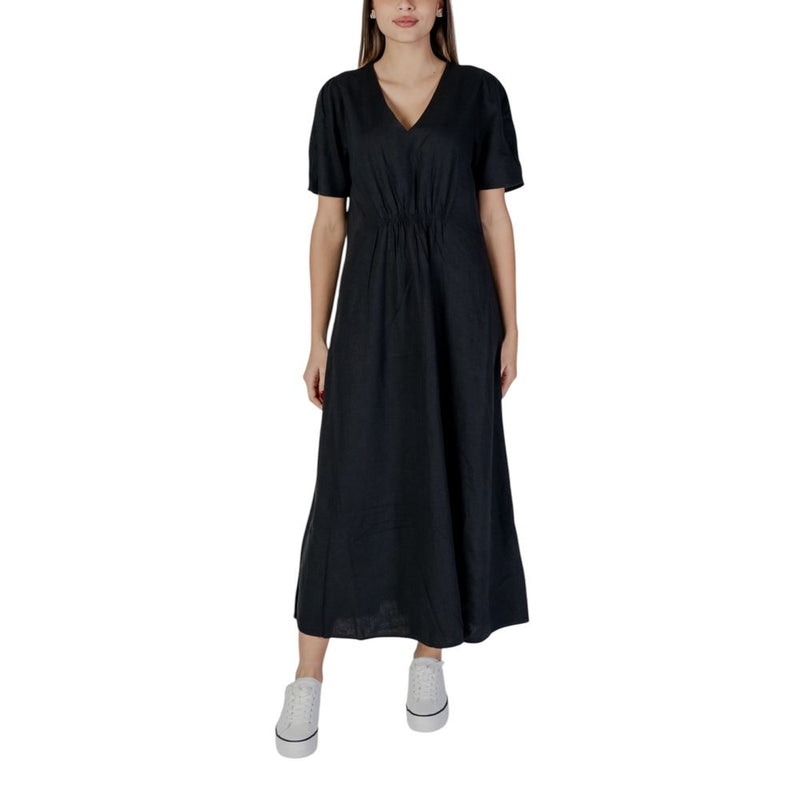 Black Linen Dress B.Young