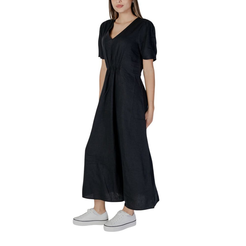 Black Linen Dress B.Young