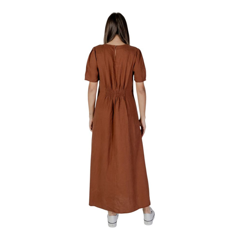 Brown Linen Dress B.Young