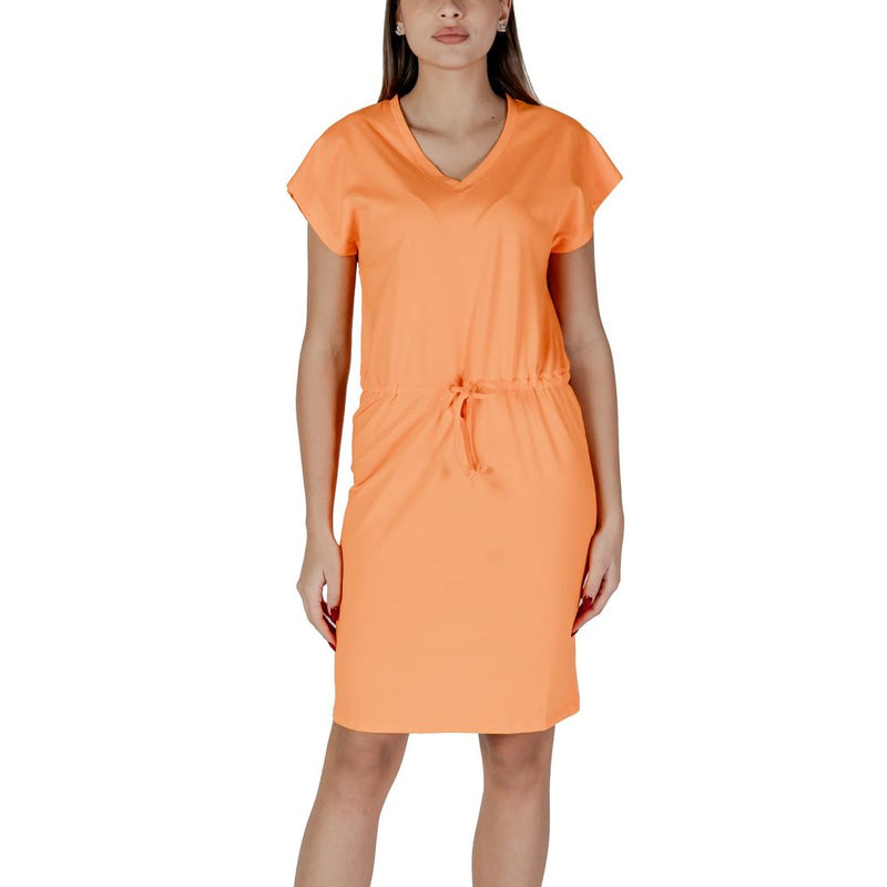 Orange Cotton Dress B.Young