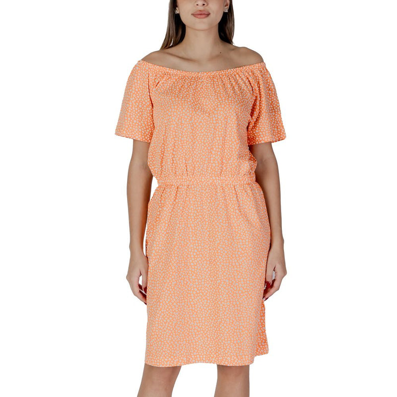 Orange Cotton Dress B.Young