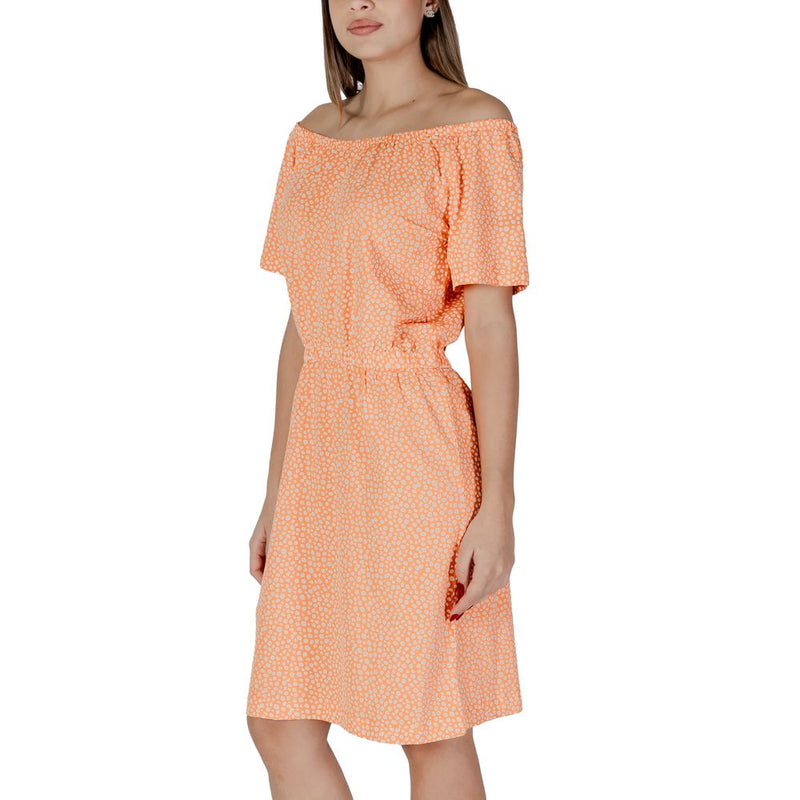 Orange Cotton Dress B.Young