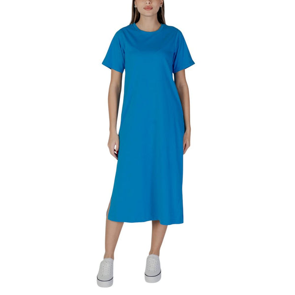 Blue Cotton Dress B.Young