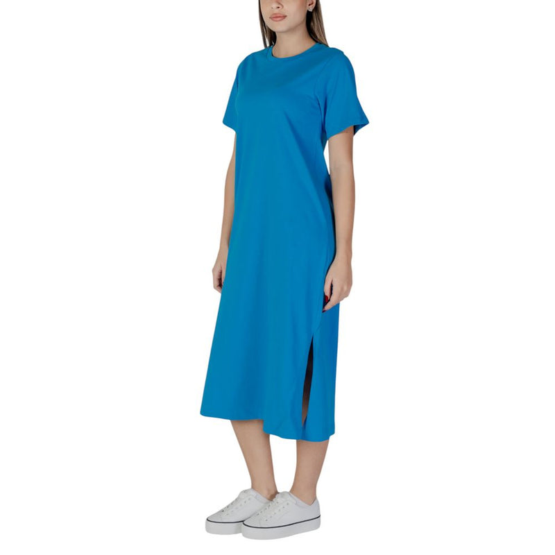 Blue Cotton Dress B.Young