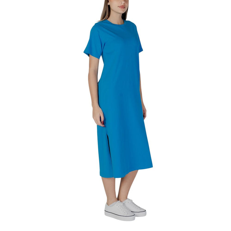 Blue Cotton Dress B.Young