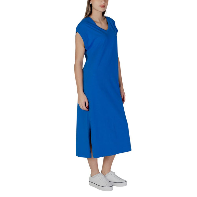 Blue Cotton Dress B.Young