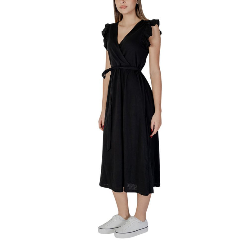 Black Cotton Dress B.Young