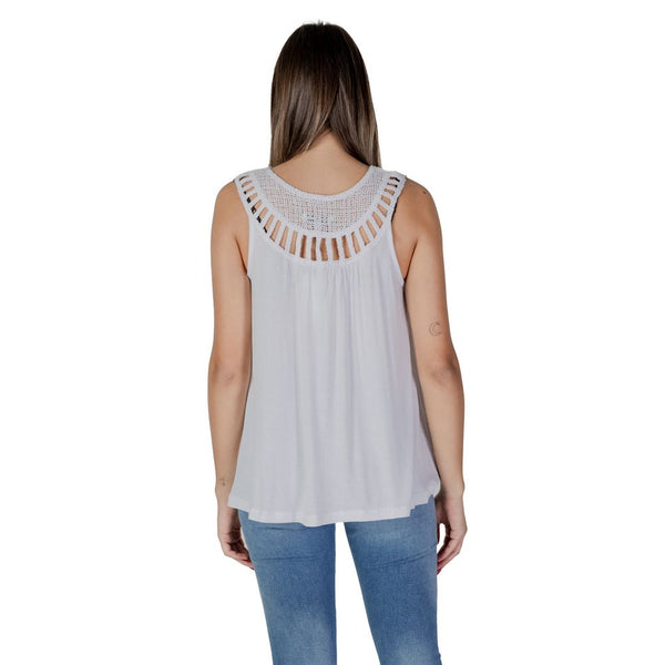 White Viscose Tops & T-Shirt B.Young