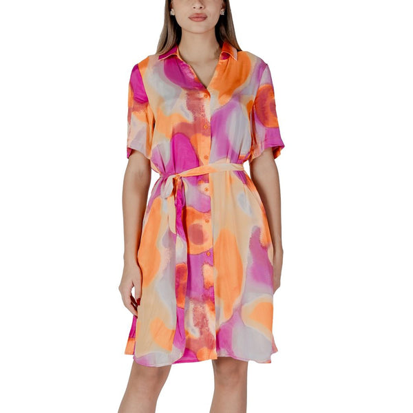 Orange Cotton Dress B.Young