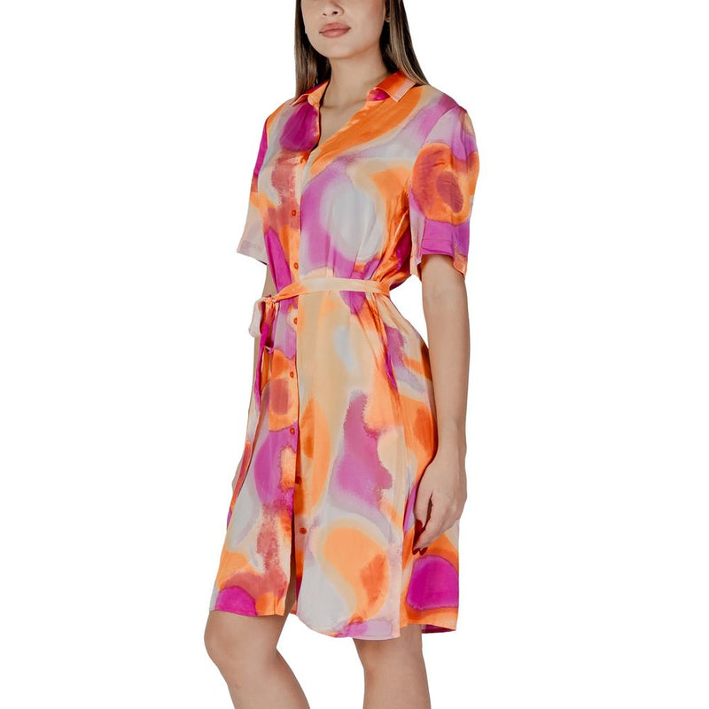 Orange Cotton Dress B.Young