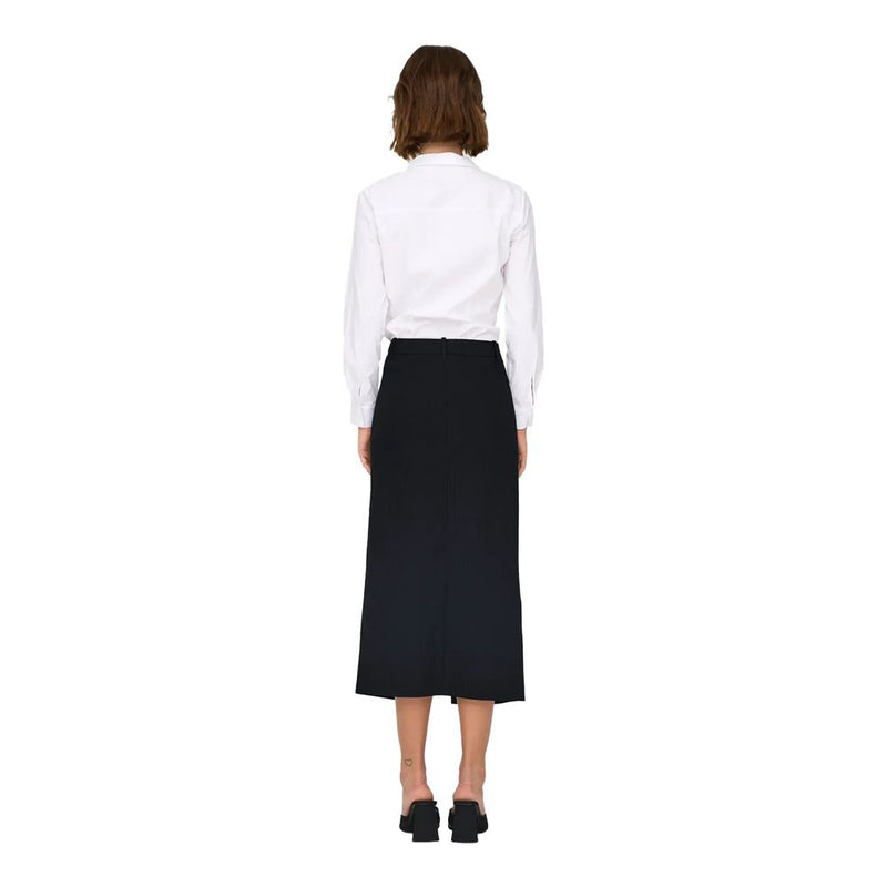 Gray Polyester Skirt Jacqueline De Yong