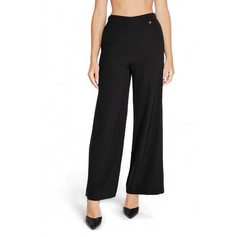 Black Polyester Jeans & Pant Rinascimento