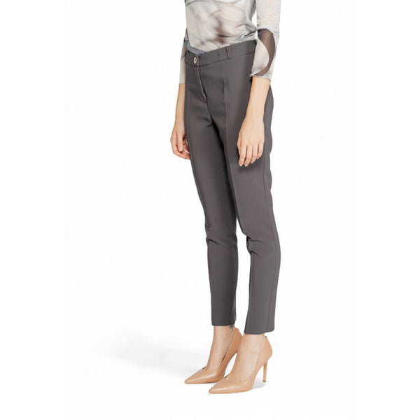 Gray Polyester Jeans & Pant Rinascimento