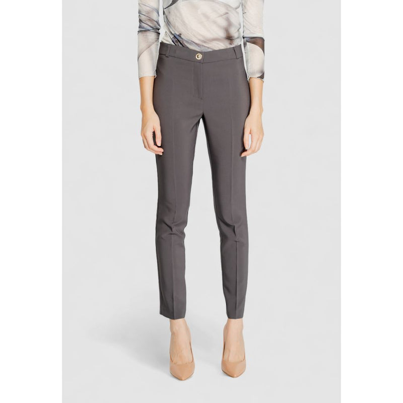 Gray Polyester Jeans & Pant Rinascimento