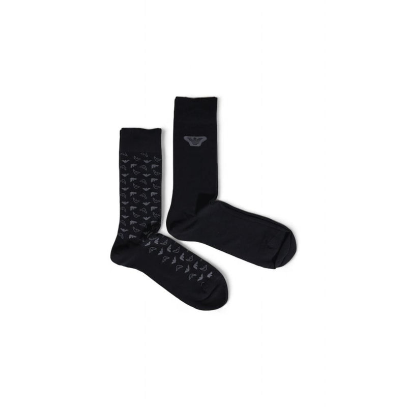 Black Cotton Sock Emporio Armani Underwear