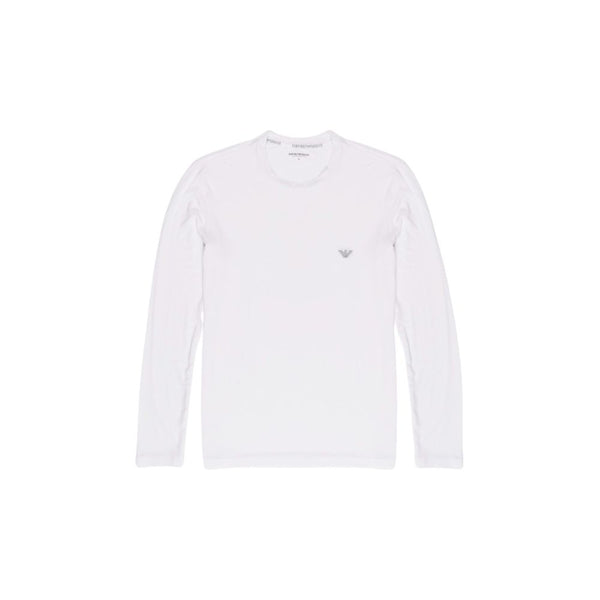 White Modal Shirt Emporio Armani Underwear