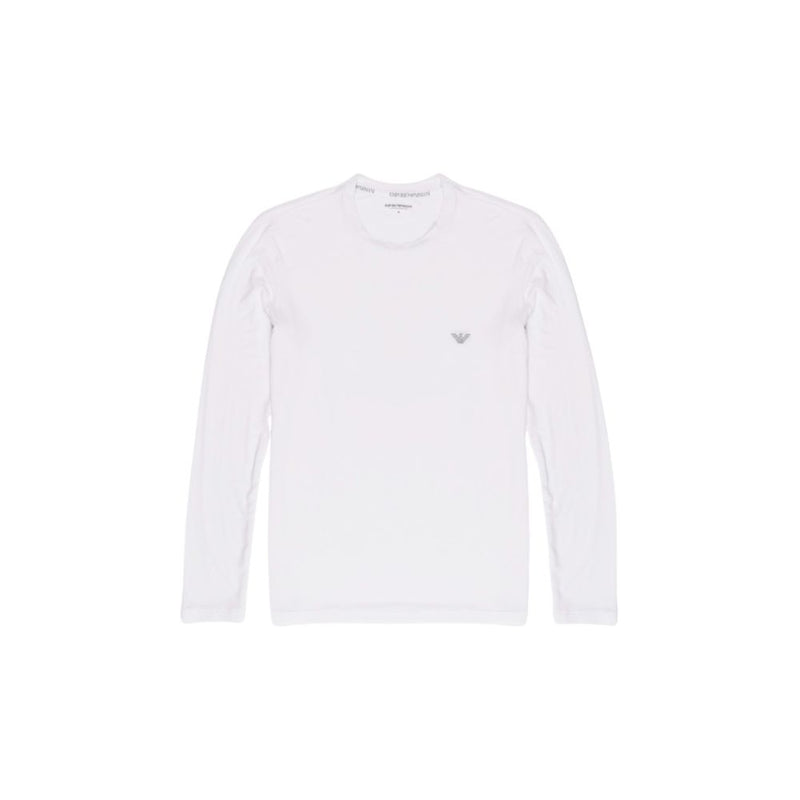 White Modal Shirt Emporio Armani Underwear