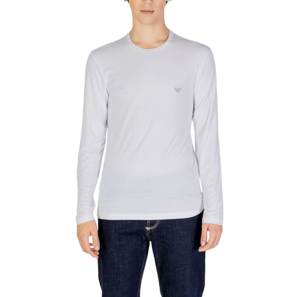 White Modal Shirt Emporio Armani Underwear