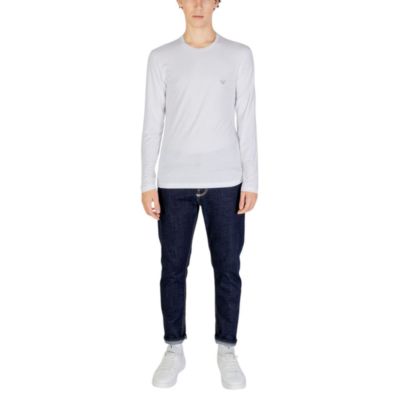 White Modal Shirt Emporio Armani Underwear