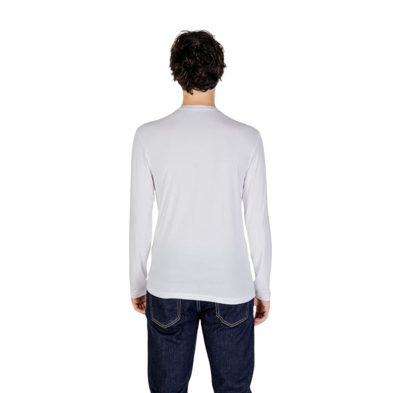 White Modal Shirt Emporio Armani Underwear