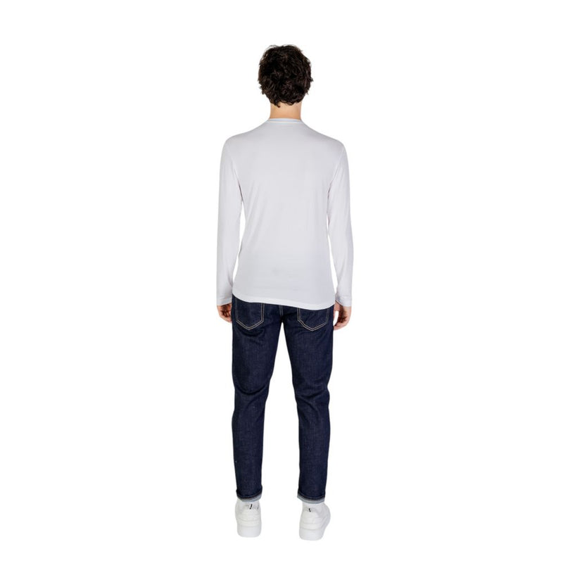White Modal Shirt Emporio Armani Underwear