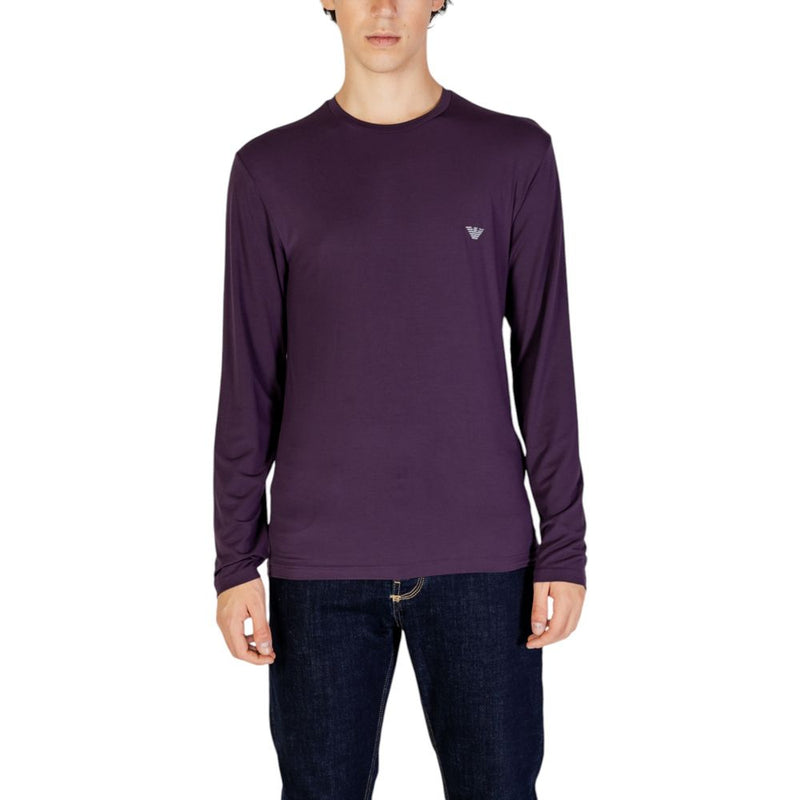 Purple Modal Shirt Emporio Armani Underwear