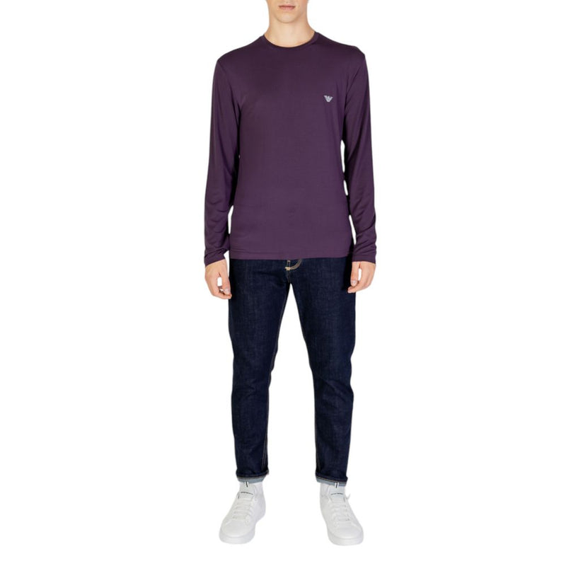 Purple Modal Shirt Emporio Armani Underwear