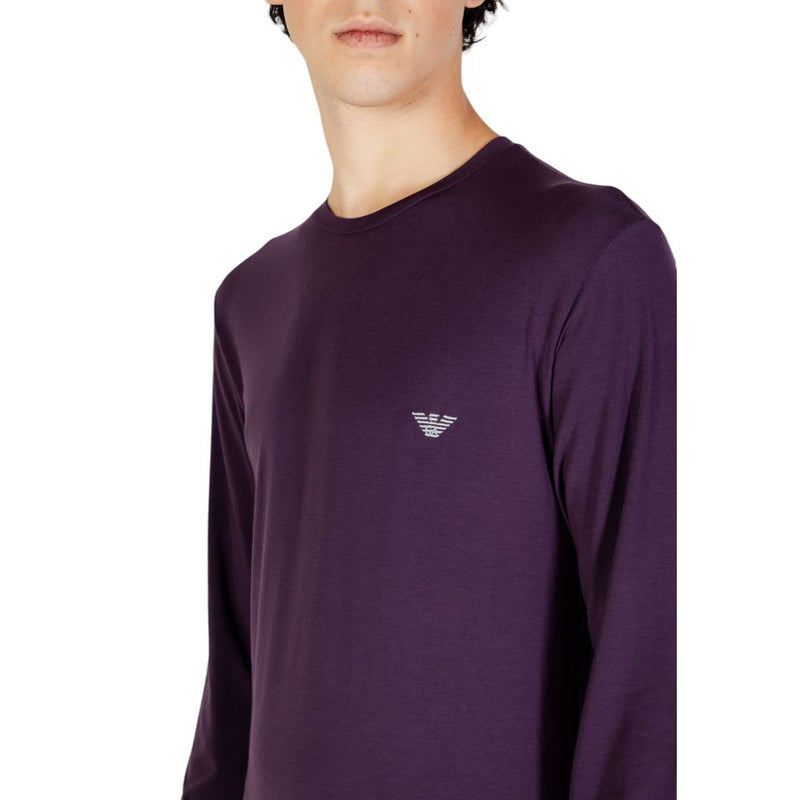 Purple Modal Shirt Emporio Armani Underwear