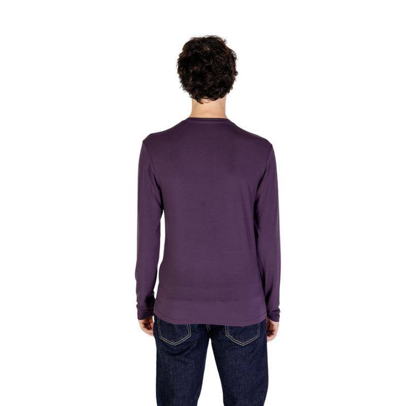 Purple Modal Shirt Emporio Armani Underwear