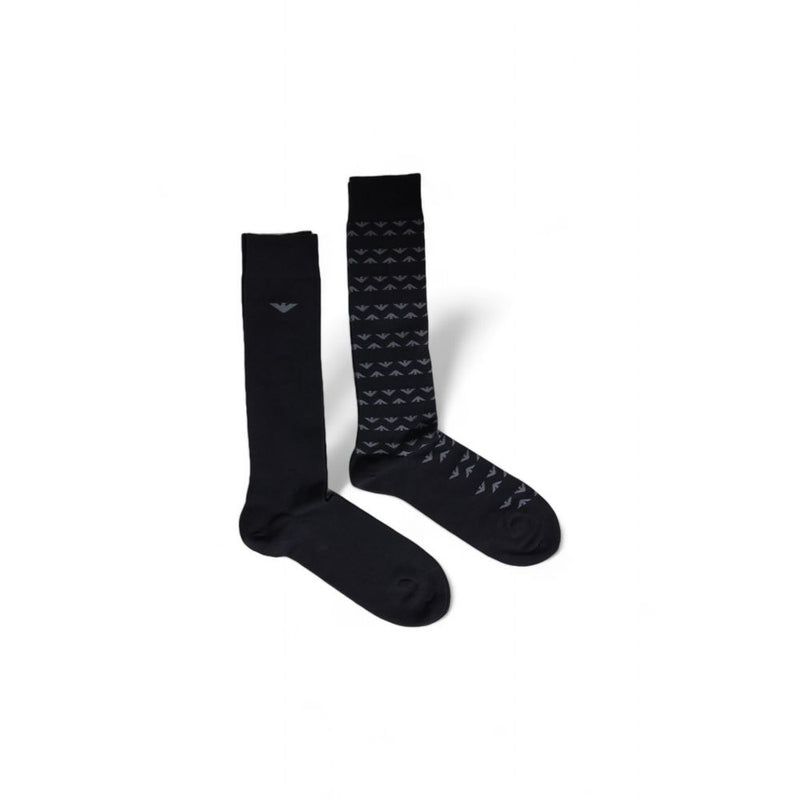 Black Cotton Sock Emporio Armani Underwear