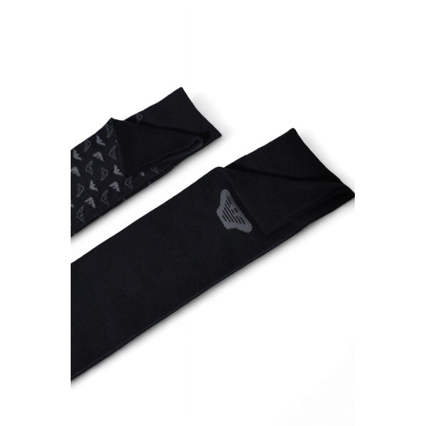 Black Cotton Sock Emporio Armani Underwear