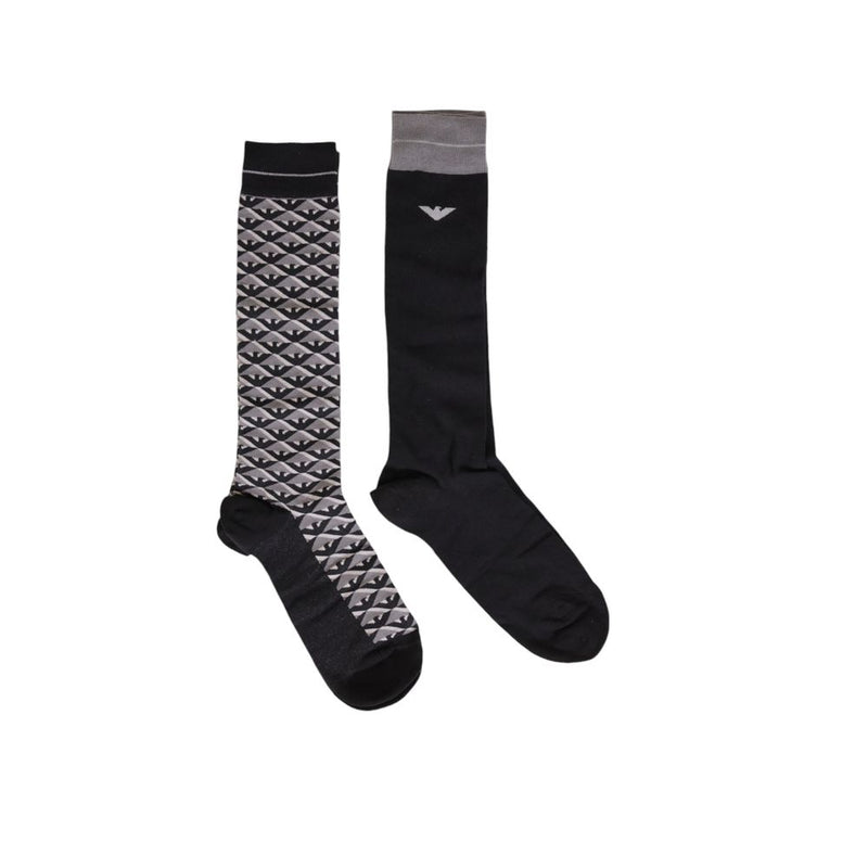 Gray Cotton Sock Emporio Armani Underwear