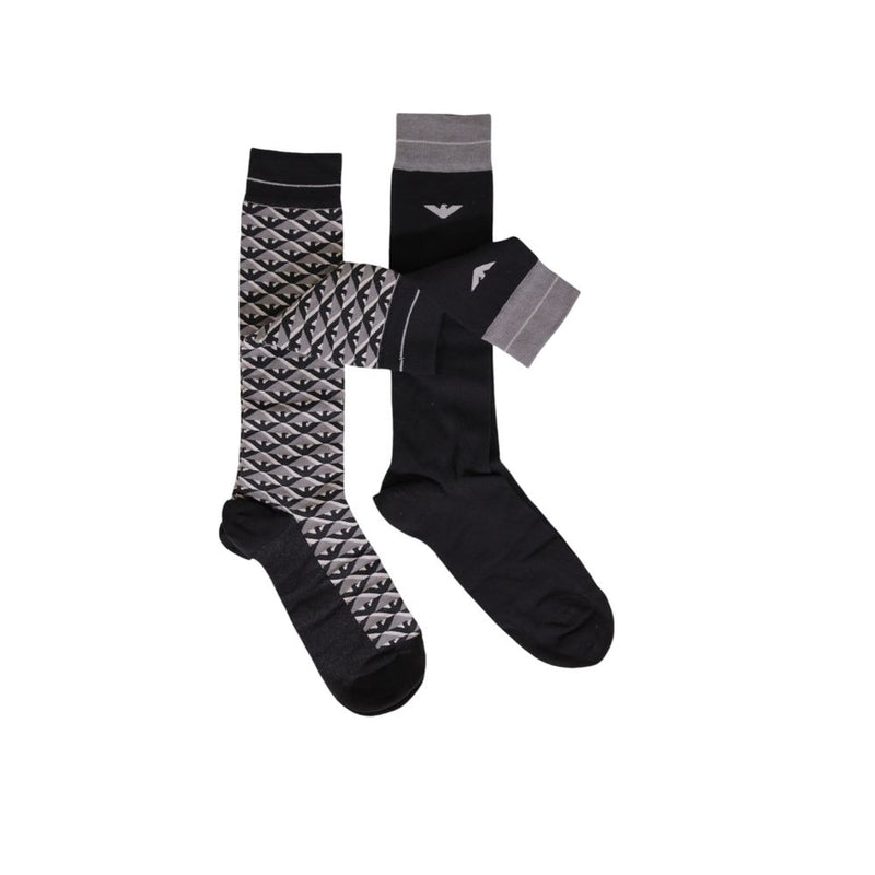 Gray Cotton Sock Emporio Armani Underwear