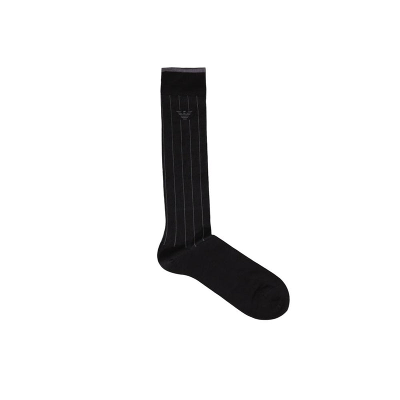 Black Cotton Sock Emporio Armani Underwear