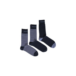 Blue Cotton Sock Emporio Armani Underwear