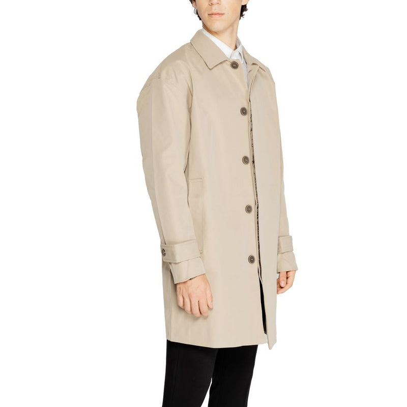 Beige Polyester Jacket Only & Sons